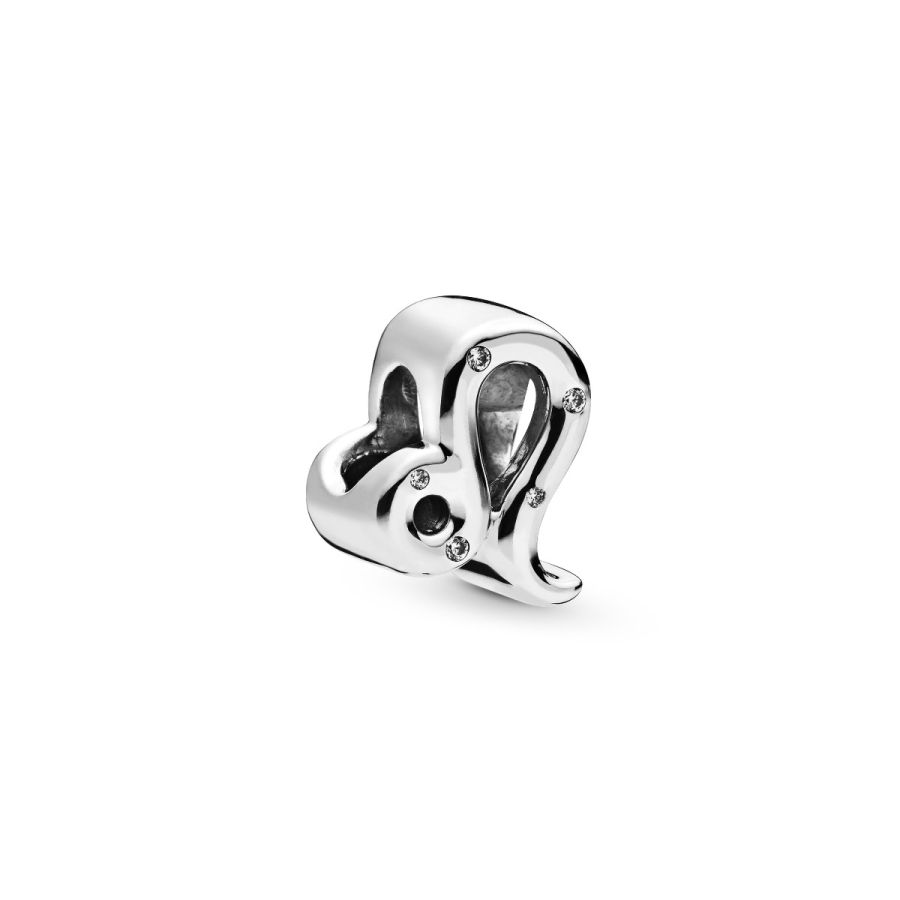Charm Funkelnder Loewe Sterling-Silber Hauptbild