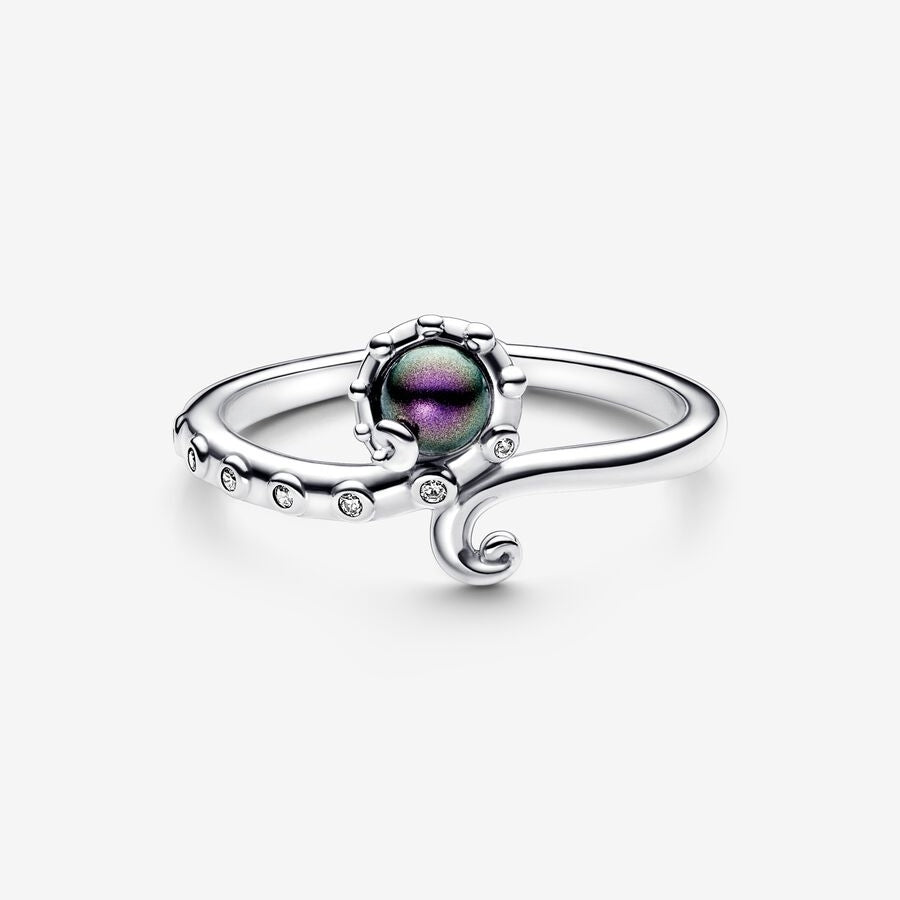 Prinzessin Arielle Muschel Behandelte Süßwasserzuchtperle Ring