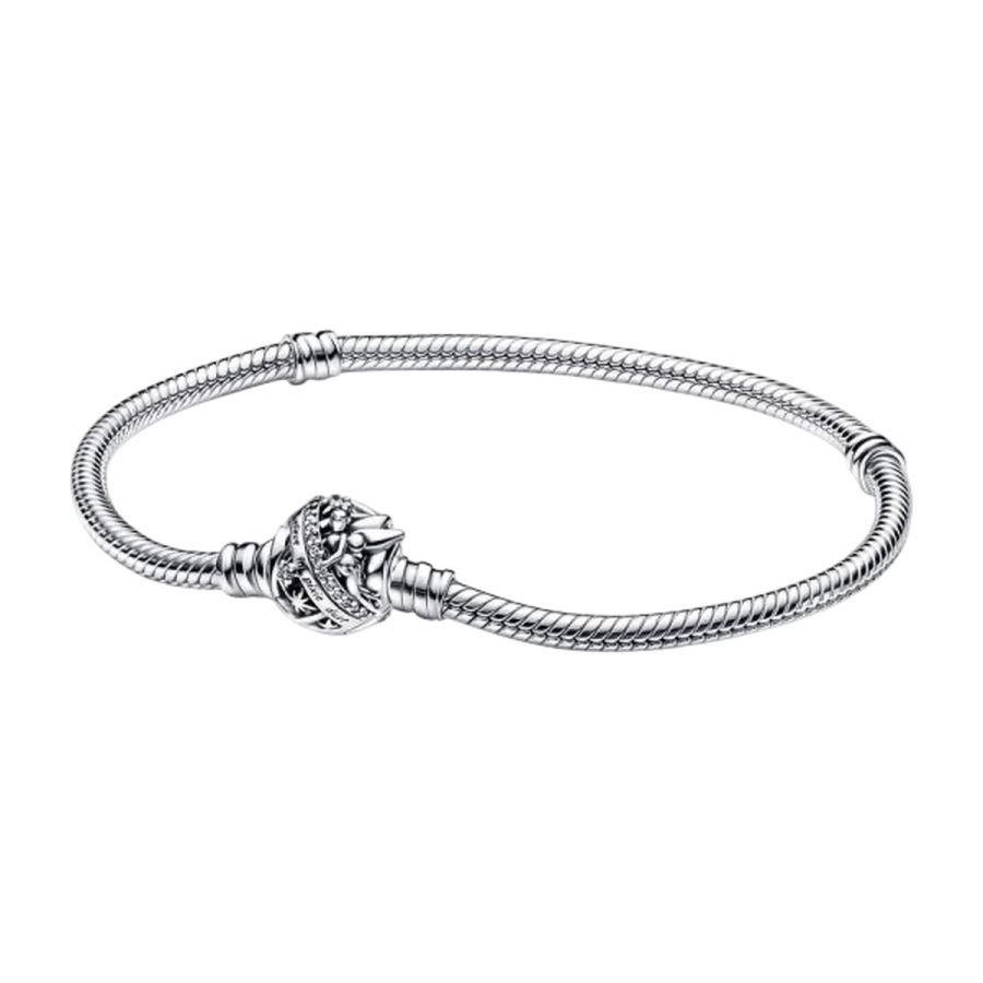 Schlangen-Gliederarmband Tinker Bell Clasp Silber Hauptbild