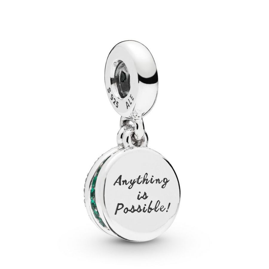 Charm-Anhänger Dazzling Clover Silber