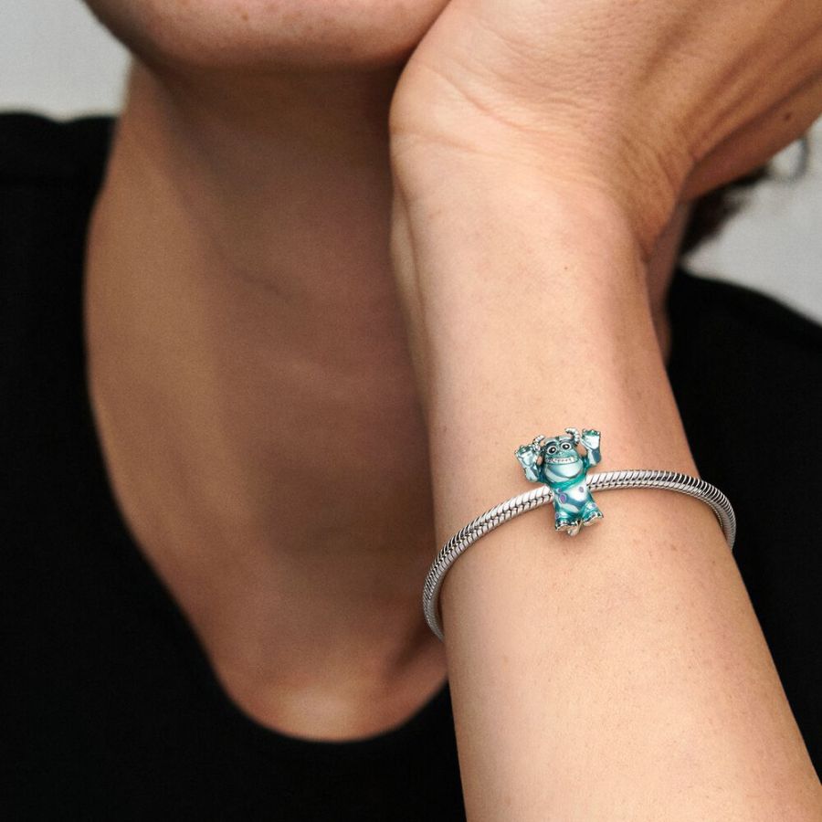 Charm Pixar Sulley Sterling-Silber
