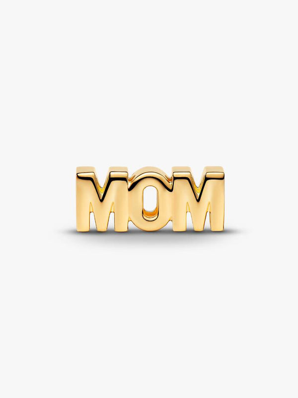 Wendbares Mom Charm 14 Karat Vergoldung