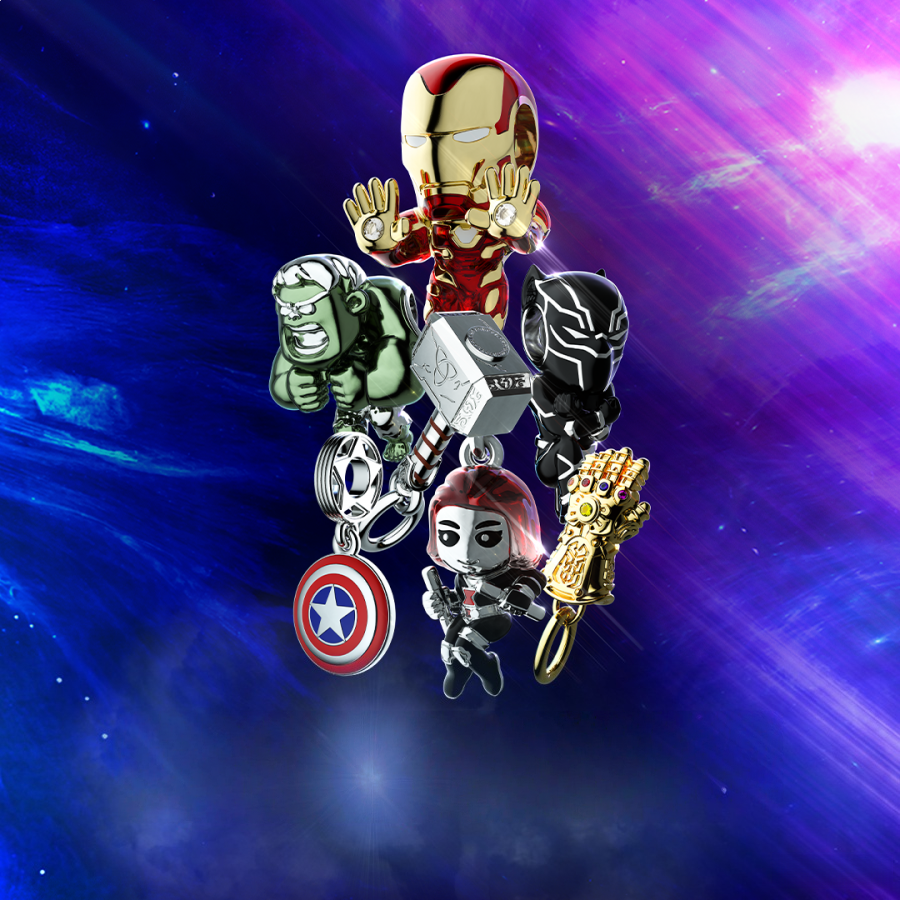 Ring The Avengers Infinity Steine 14k Vergoldet