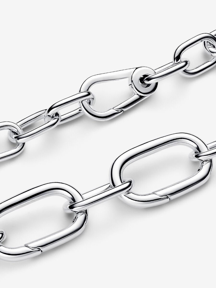 Auffälliges Gliederketten-Armband Sterling-Silber