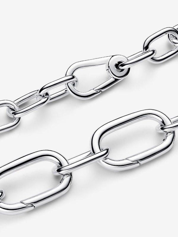 Auffälliges Gliederketten-Armband Sterling-Silber