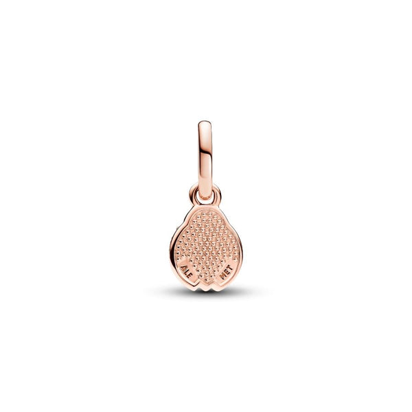 Mini-Charm-Anhänger Glücks-Marienkäfer Rosévergoldet