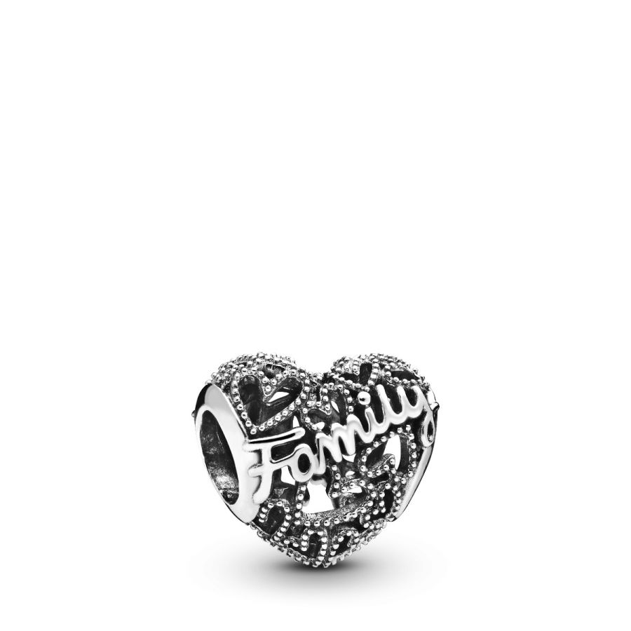 Charm Family Herz Sterling-Silber Hauptbild
