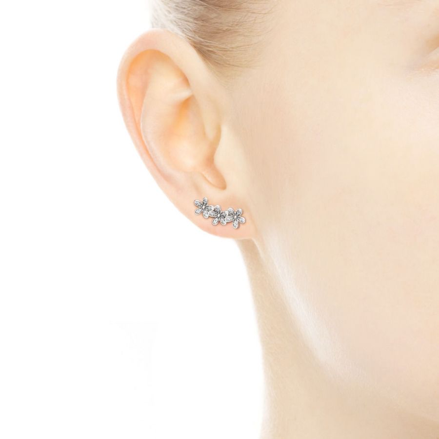 Ohrstecker Gänseblümchen Sterling Silber Zweitbild