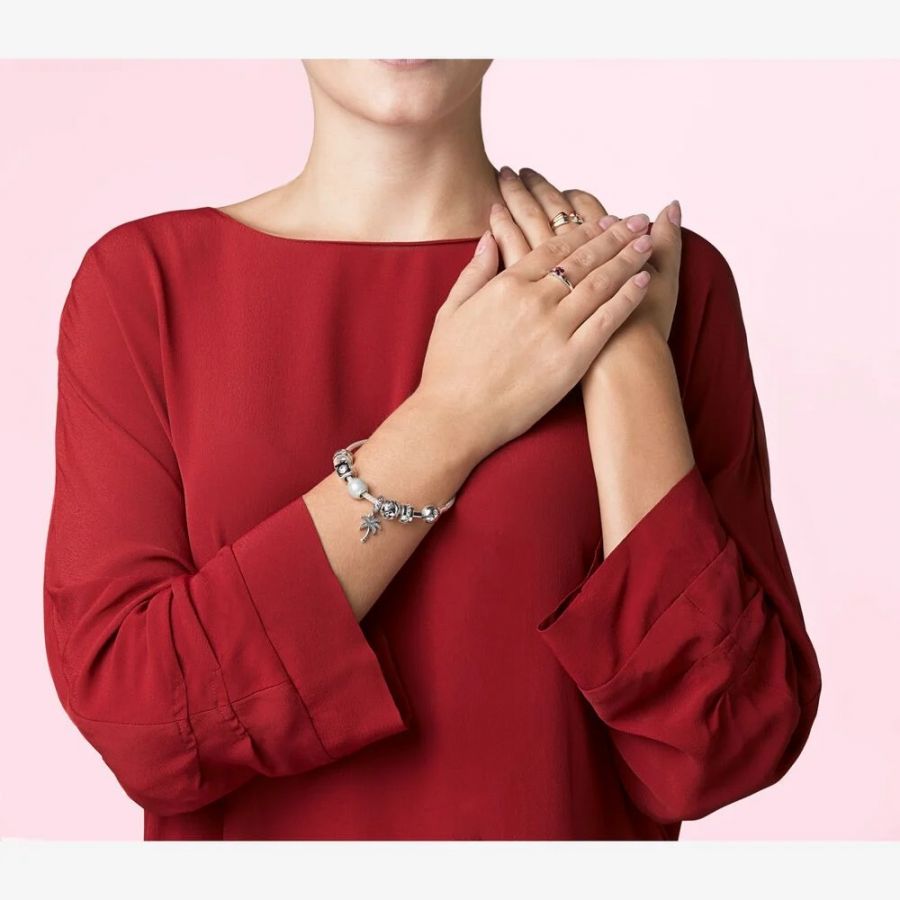 Schlangen-Gliederarmband Moments Sterling-Silber