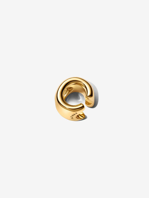 Buchstabe C Alphabet-Mini-Charm 14 Karat Vergoldung
