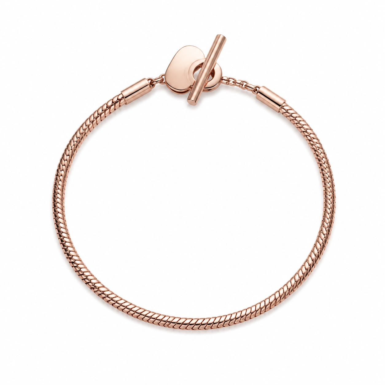 Armband Moments Herz T-Verschluss 14k Rosé Vergoldet Zweitbild