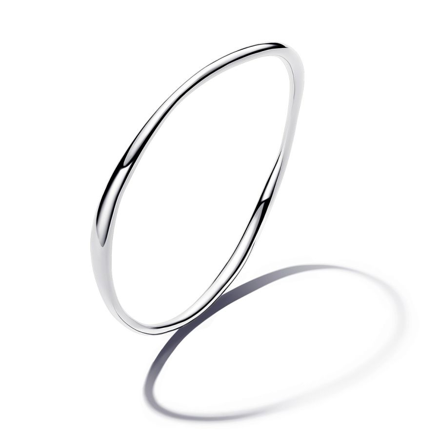Essence Armreif Organisch Geformt Silber