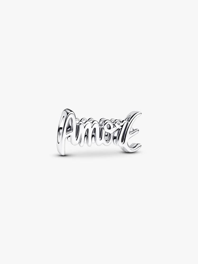 Amore Schrift Charm Sterling-Silber Hauptbild