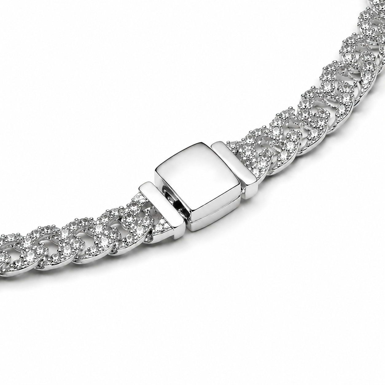 Gliederarmband Timeless Pavé Zirkonia Sterling-Silber Zweitbild