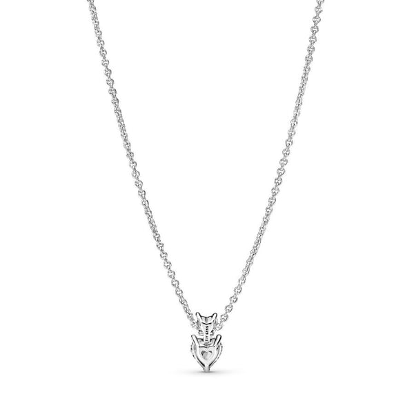 391229C01 Halskette mit Anhänger Doppelherz Sterling-Silber 45 cm