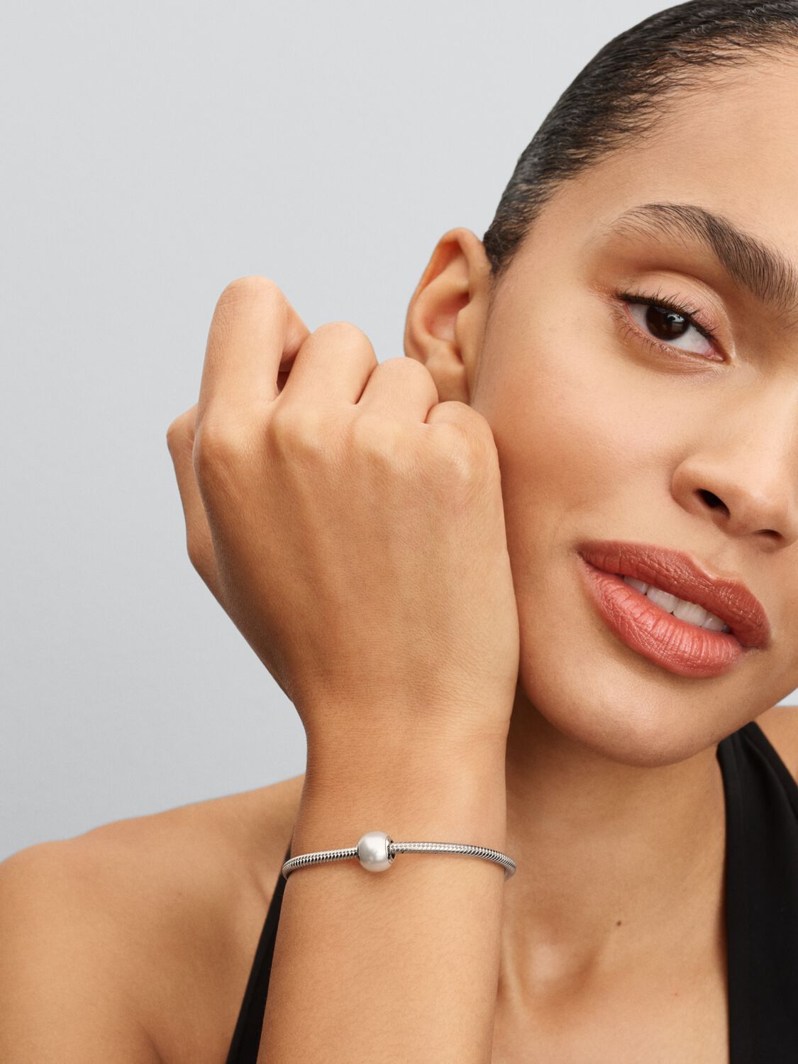 Weißes Charm Sterling-Silber Zweitbild