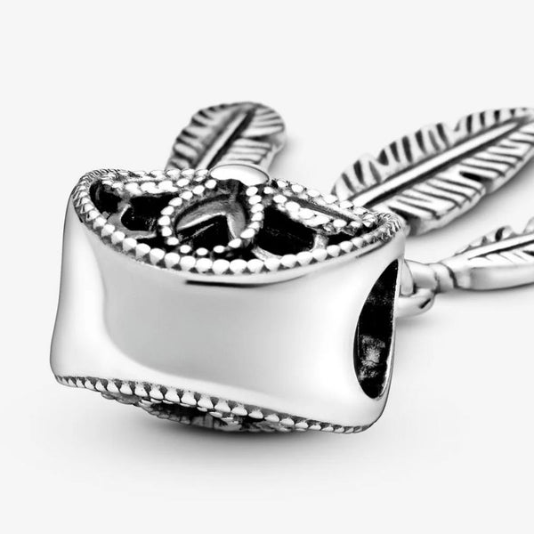 Charm-Anhänger Spiritueller Traumfänger Sterling Silver