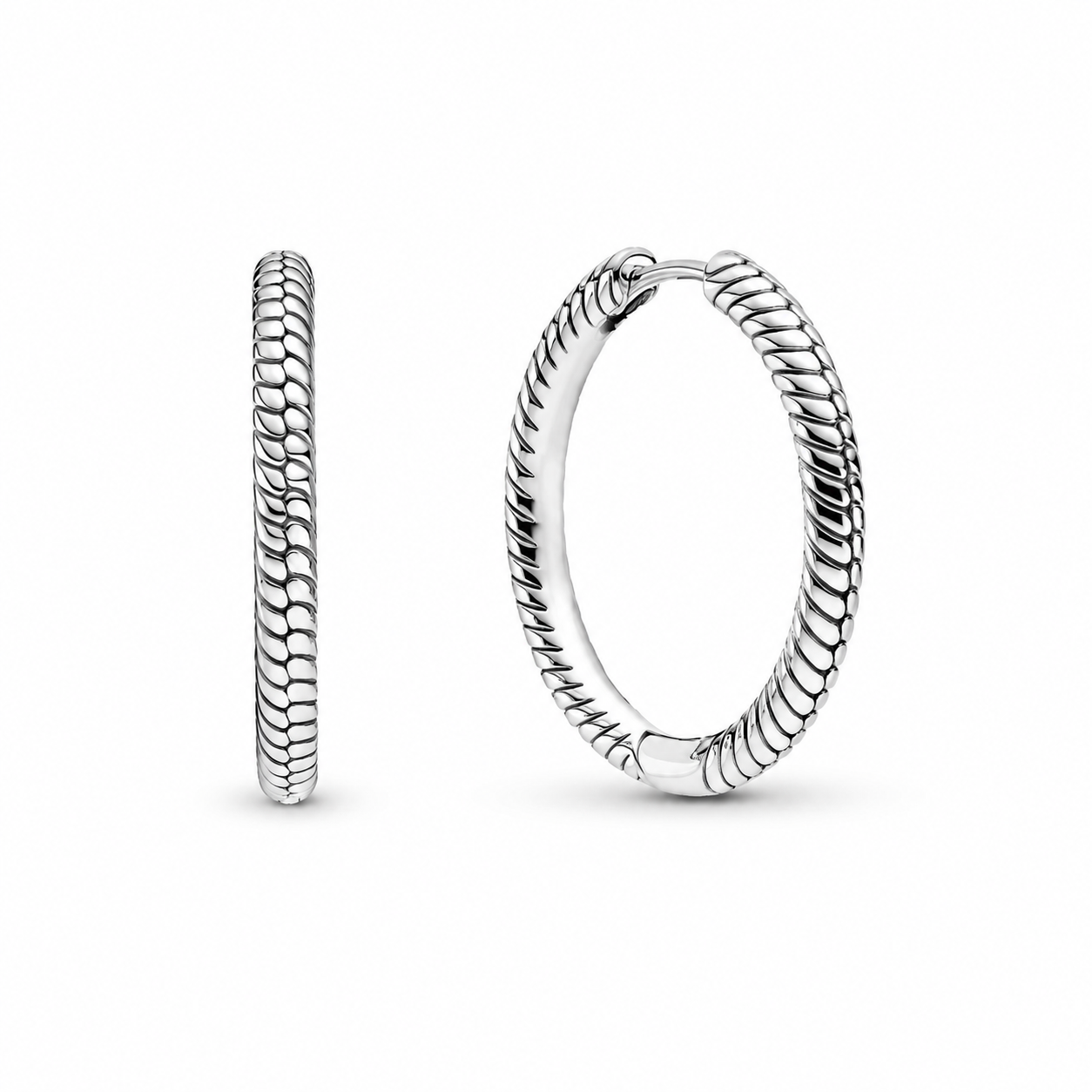 Charm-Creolen Ohrringe Moments Sterling-Silber Hauptbild