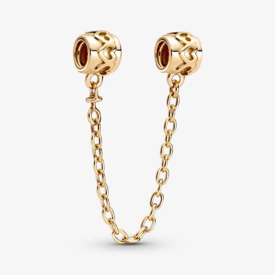 759519C00 Komfortkette Herzen 14k Gelbgold Hauptbild