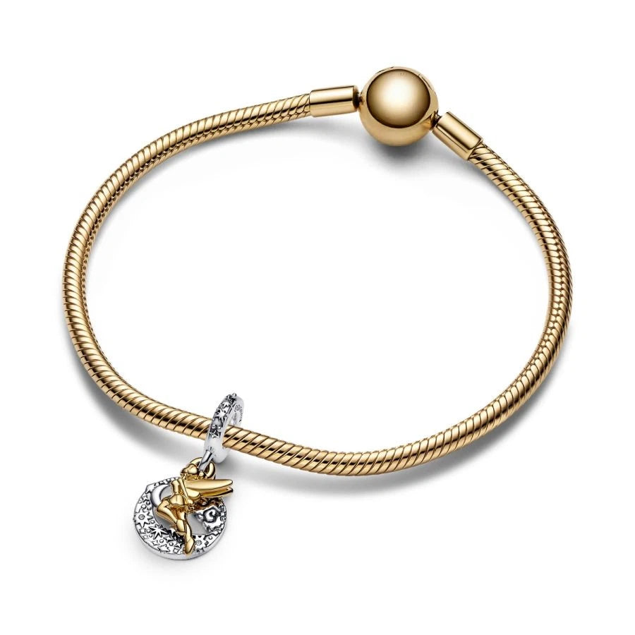Charm Tinker Bell Nachthimmel Silber 14k Vergoldet