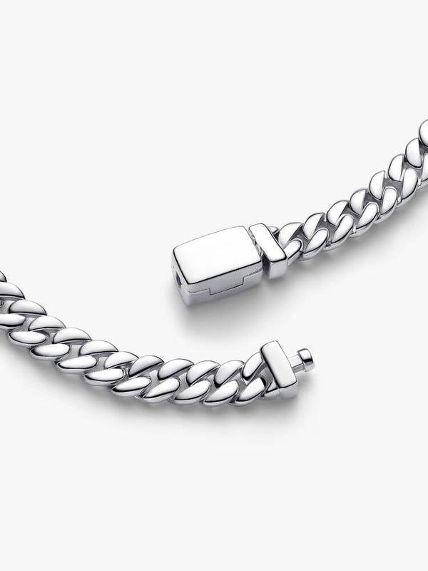 Cuban-Kettenarmband Sterling-Silber