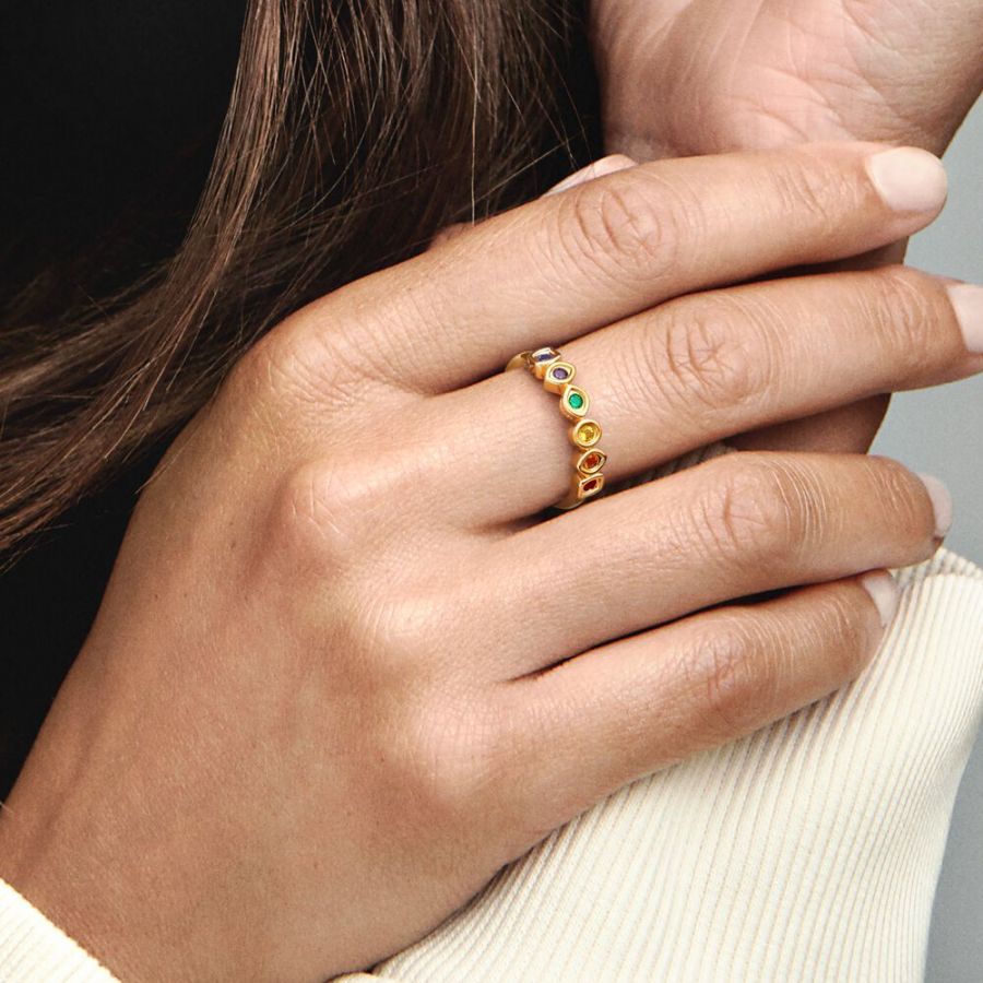 Ring The Avengers Infinity Steine 14k Vergoldet