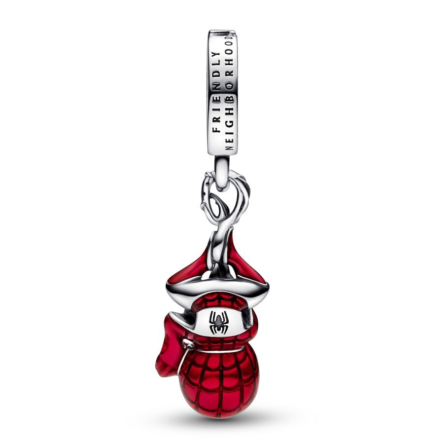 Charm-Anhänger Hängender Spider-Man Sterling-Silber Zweitbild