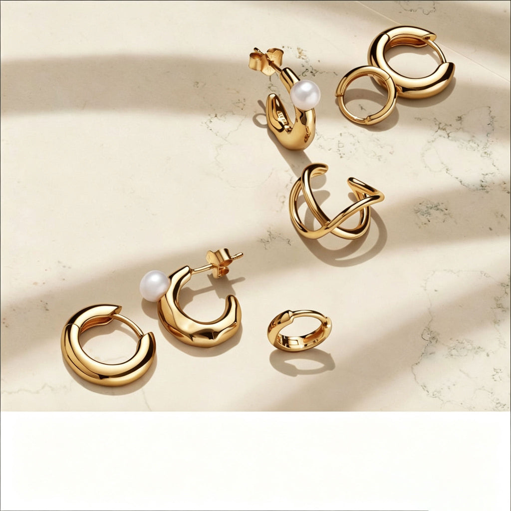 Essence Ring Perlen und Pavé Vergoldet
