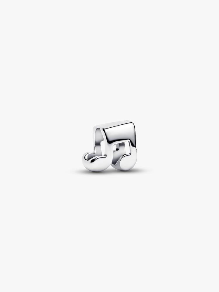 Musiknote Mini-Charm Sterling-Silber