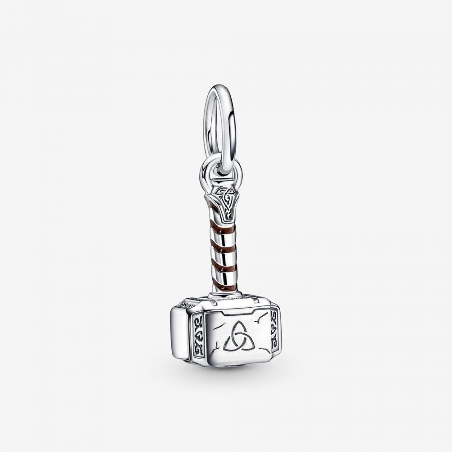 Charm-Anhänger The Avengers Thors Hammer Silber
