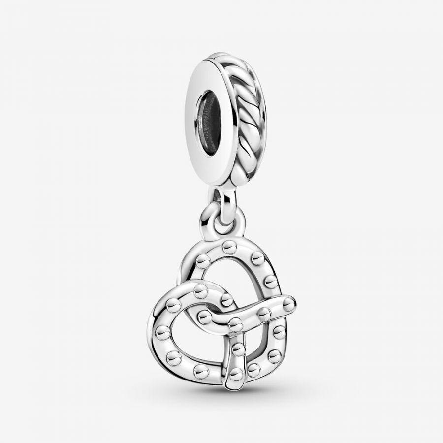 Charm-Anhänger Brezel Sterling-Silber Hauptbild