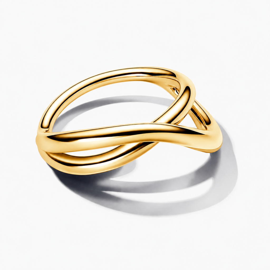 Essence Ring Infinity Geformt Vergoldet