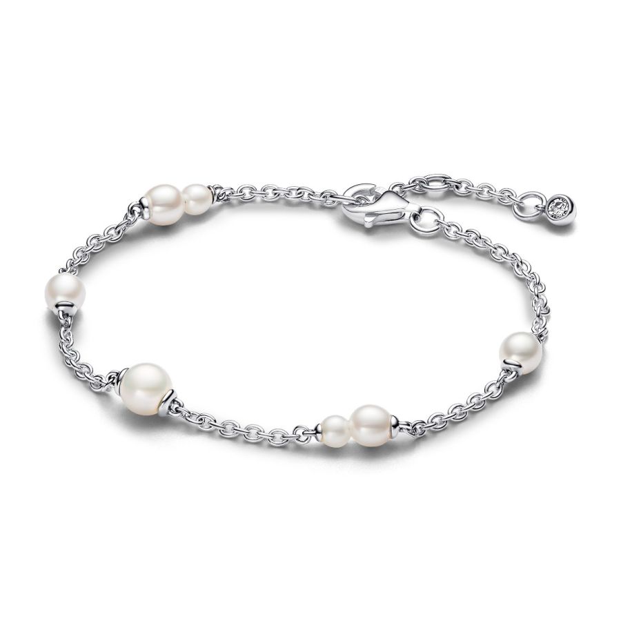 Kettenarmband Süßwasserzuchtperle Silber Hauptbild