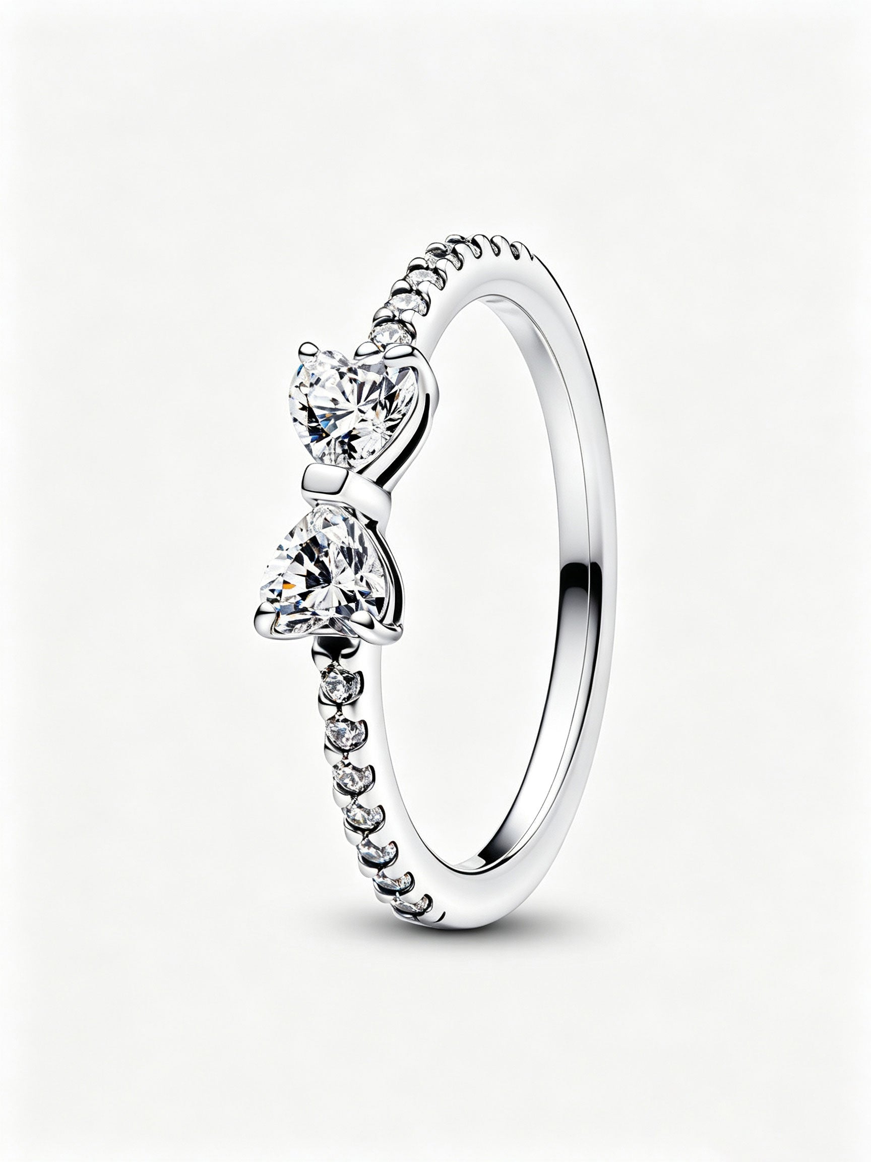 Funkelnde Schleife Ring
