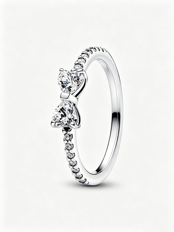 Funkelnde Schleife Ring