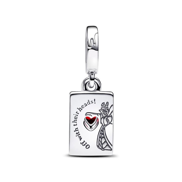 Charm-Anhänger Villains Herzkönigin Kristall Silber