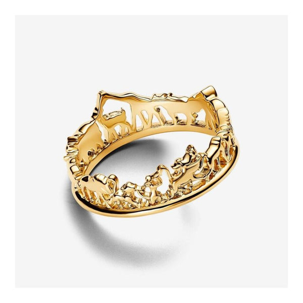 Ring König der Löwen Vergoldet