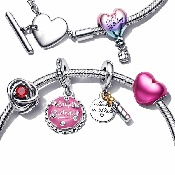 Charm-Anhänger Flugzeug Globus Koffer Sterling-Silber