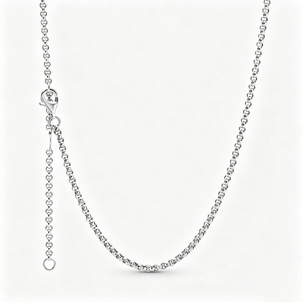399260C00 Halskette Rolokette Sterling-Silber 60 cm