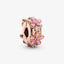 Rose  Charm Zwischenelement Rosa Gänseblümchen