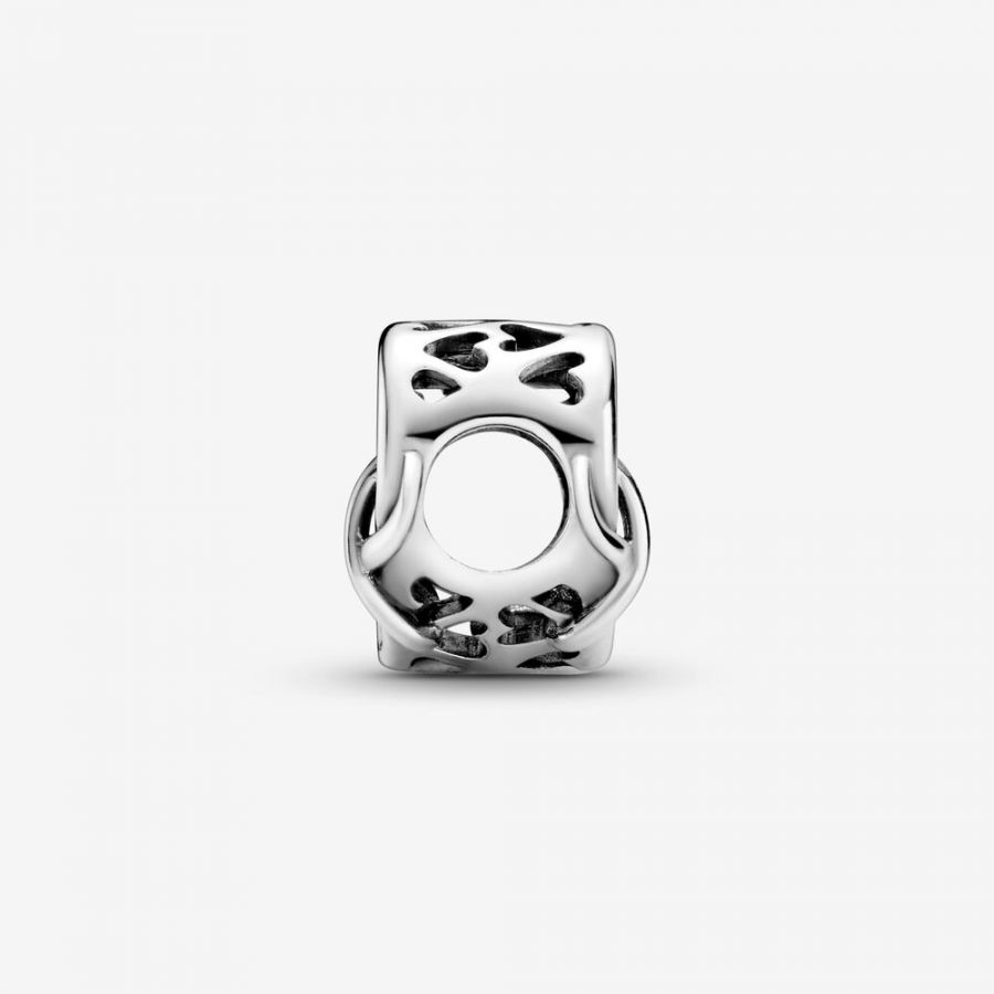 Charm Unendlichkeits-Herz Love You Mum Silber