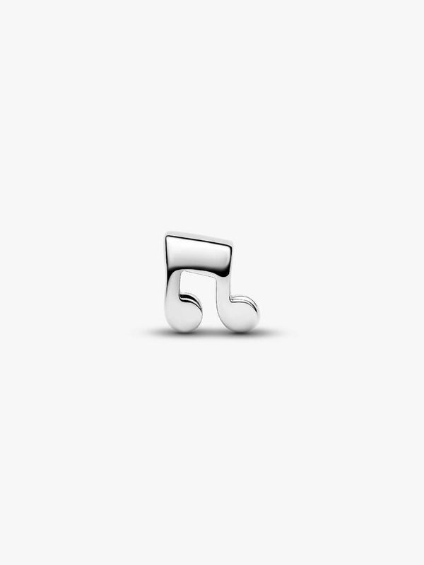 Musiknote Mini-Charm Sterling-Silber